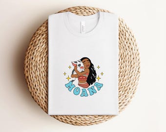 Moana Shirts, Disney Princess Moana Tee, Moana Flounder Shirt, Birthday Girl Trip Shirt, Disney Family Shirts