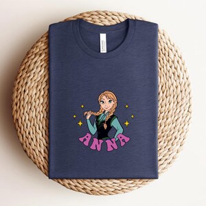 Anna Shirts, Disney Princess Anna Tee, Anna Flounder Shirt, Birthday Girl Trip Shirt, Disney Family Shirts bild 7