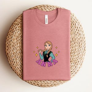 Anna Shirts, Disney Princess Anna Tee, Anna Flounder Shirt, Birthday Girl Trip Shirt, Disney Family Shirts bild 8