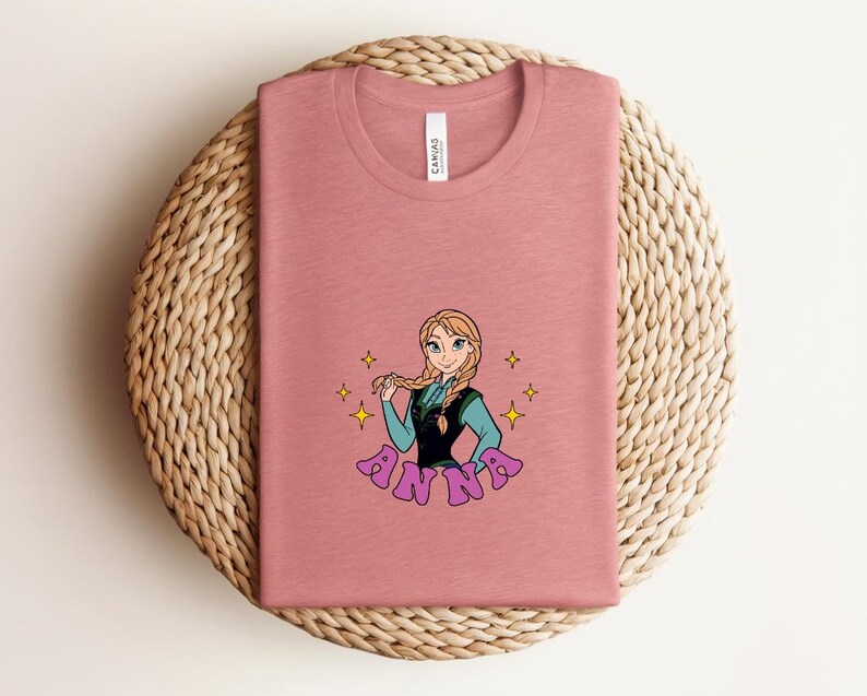 Anna Shirts, Disney Princess Anna Tee, Anna Flounder Shirt, Birthday Girl Trip Shirt, Disney Family Shirts bild 8