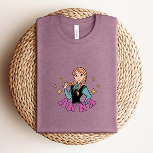 Anna Shirts, Disney Princess Anna Tee, Anna Flounder Shirt, Birthday Girl Trip Shirt, Disney Family Shirts bild 4