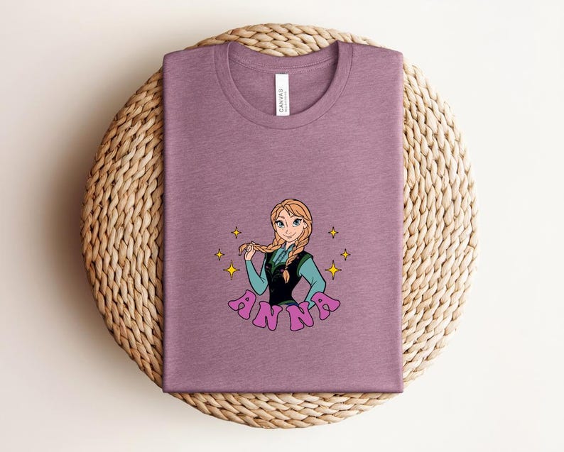 Anna Shirts, Disney Princess Anna Tee, Anna Flounder Shirt, Birthday Girl Trip Shirt, Disney Family Shirts bild 4