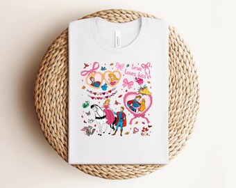 Disney Aurora And Prince Phillip Shirt, Vintage Sleeping Beauty T-shirt, Disneyland Princess And Prince Tee, WDW Princess Trip Gifts