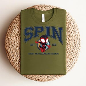 Disney The Amazing Spider Man Shirt, Marvel Avengers Shirt, Vintage Spiderman Comic Shirt, Spider Man T-Shirt, Disney Spider Kids Shirt Bild 3