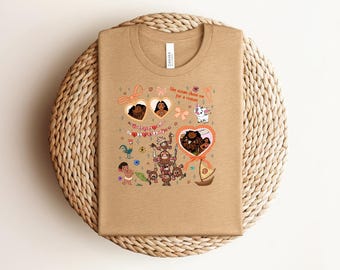Retro Moana and Maui Shirt, Moana Princess Pua Hei Hei Tee, Disney Family Vacation Shirt, Disney Trip Princess Shirt