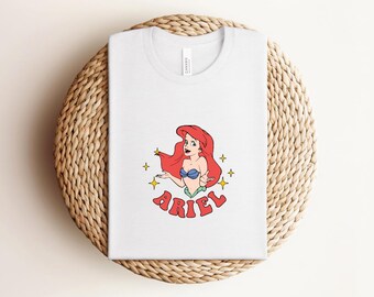 Little Mermaid Shirts, Disney Princess Ariel Tee, Ariel Flounder Shirt, Birthday Girl Trip Shirt, Disney Family Shirts