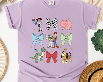 Toy Story Coquette Bows Shirt, Toy Story Shirt, Wood Buzz Jessie Bullseye, Disney Coquette Bow Shirt, WDW Disneyland Shirts