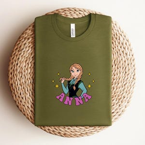 Anna Shirts, Disney Princess Anna Tee, Anna Flounder Shirt, Birthday Girl Trip Shirt, Disney Family Shirts bild 1