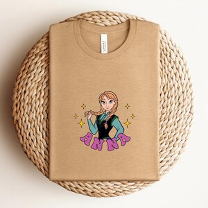 Anna Shirts, Disney Princess Anna Tee, Anna Flounder Shirt, Birthday Girl Trip Shirt, Disney Family Shirts bild 10