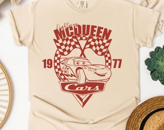 Lightning McQueen Cars Shirt | Disney Magical | Disney Gift Idea | Disney Trip Shirt | Shirt Sweatshirt Hoodie | Graphic Tee | Short Sleeve