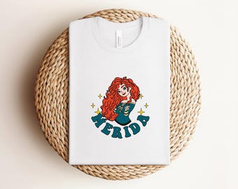 Merida Shirts, Disney Princess Merida Tee, Merida Flounder Shirt, Birthday Girl Trip Shirt, Disney Family Shirts
