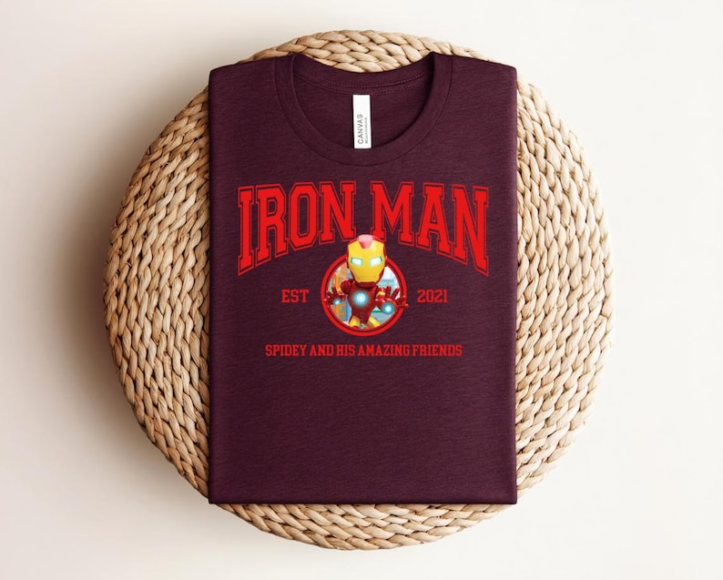 Marvel Avengers Iron Man Shirt, Iron Man Tony Stark Shirt, Marvel Superhero Shirt, MCU Fan Tee, Marvel Family Party Gift bild 2