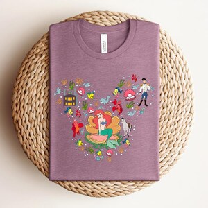 The Little Mermaid Shirt, Disney T-shirt, Women's Little Mermaid Ariel Shirt, Ariel Mermaid Shirt, Disney Ariel Shirt Bild 7