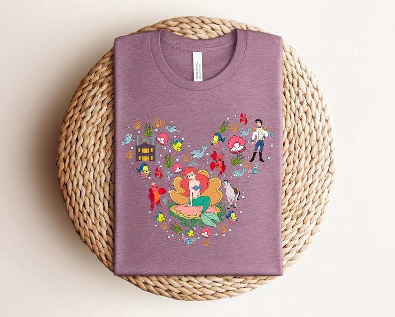 The Little Mermaid Shirt, Disney T-shirt, Women's Little Mermaid Ariel Shirt, Ariel Mermaid Shirt, Disney Ariel Shirt Bild 7
