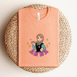 Anna Shirts, Disney Princess Anna Tee, Anna Flounder Shirt, Birthday Girl Trip Shirt, Disney Family Shirts bild 5