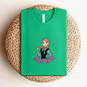 Anna Shirts, Disney Princess Anna Tee, Anna Flounder Shirt, Birthday Girl Trip Shirt, Disney Family Shirts bild 6