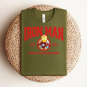 Marvel Avengers Iron Man Shirt, Iron Man Tony Stark Shirt, Marvel Superhero Shirt, MCU Fan Tee, Marvel Family Party Gift bild 8
