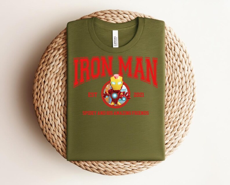 Marvel Avengers Iron Man Shirt, Iron Man Tony Stark Shirt, Marvel Superhero Shirt, MCU Fan Tee, Marvel Family Party Gift bild 8