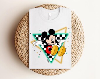 Retro Mickey Mouse Shirt, Vintage Mickey Shirt, Disney Vacation Shirt, Disneyland Mickey Shirt, Magic Kingdom Shirt, Classic Mickey Tee