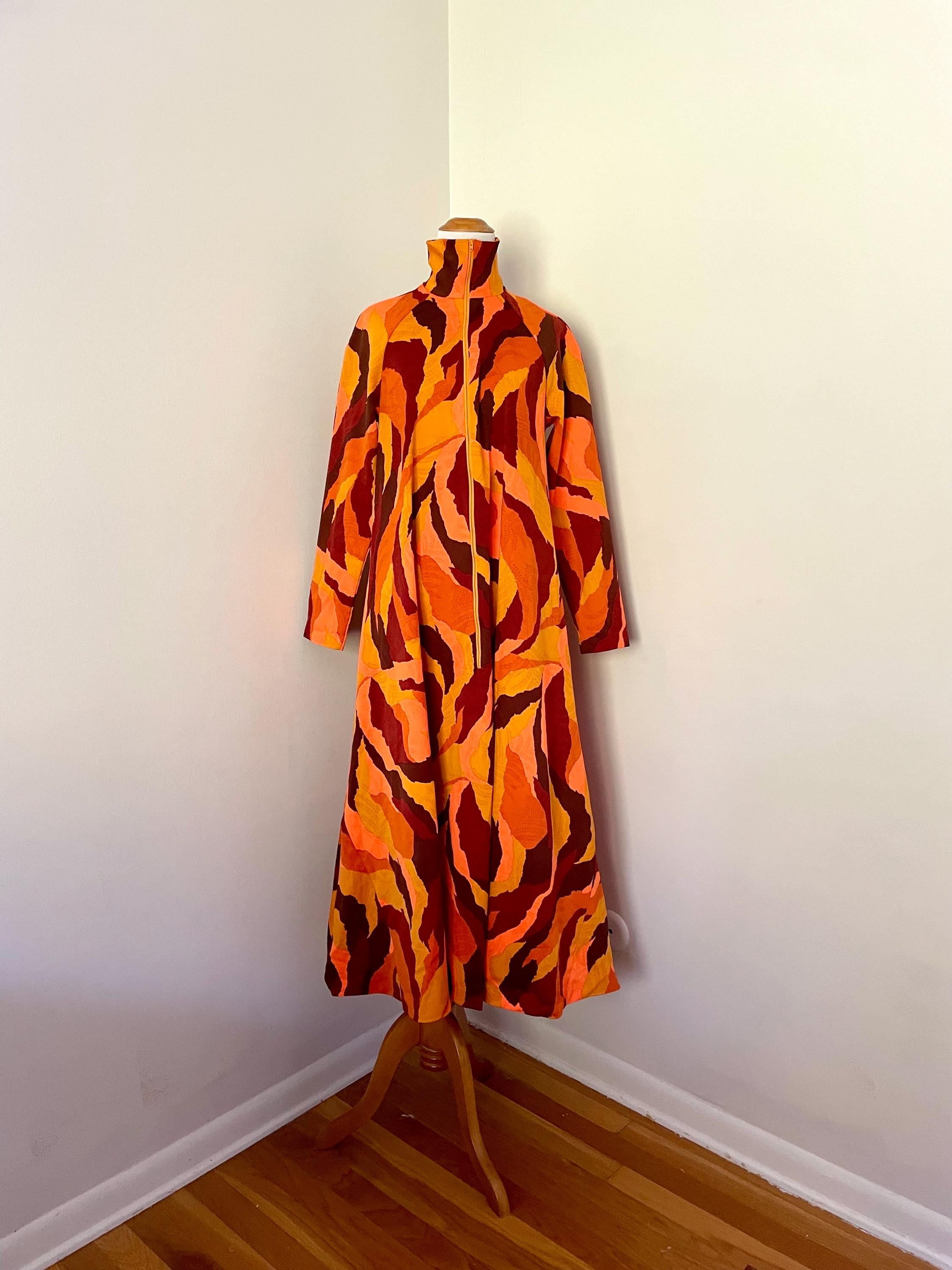 david brown california dress 1960's David Brown of California House Dress