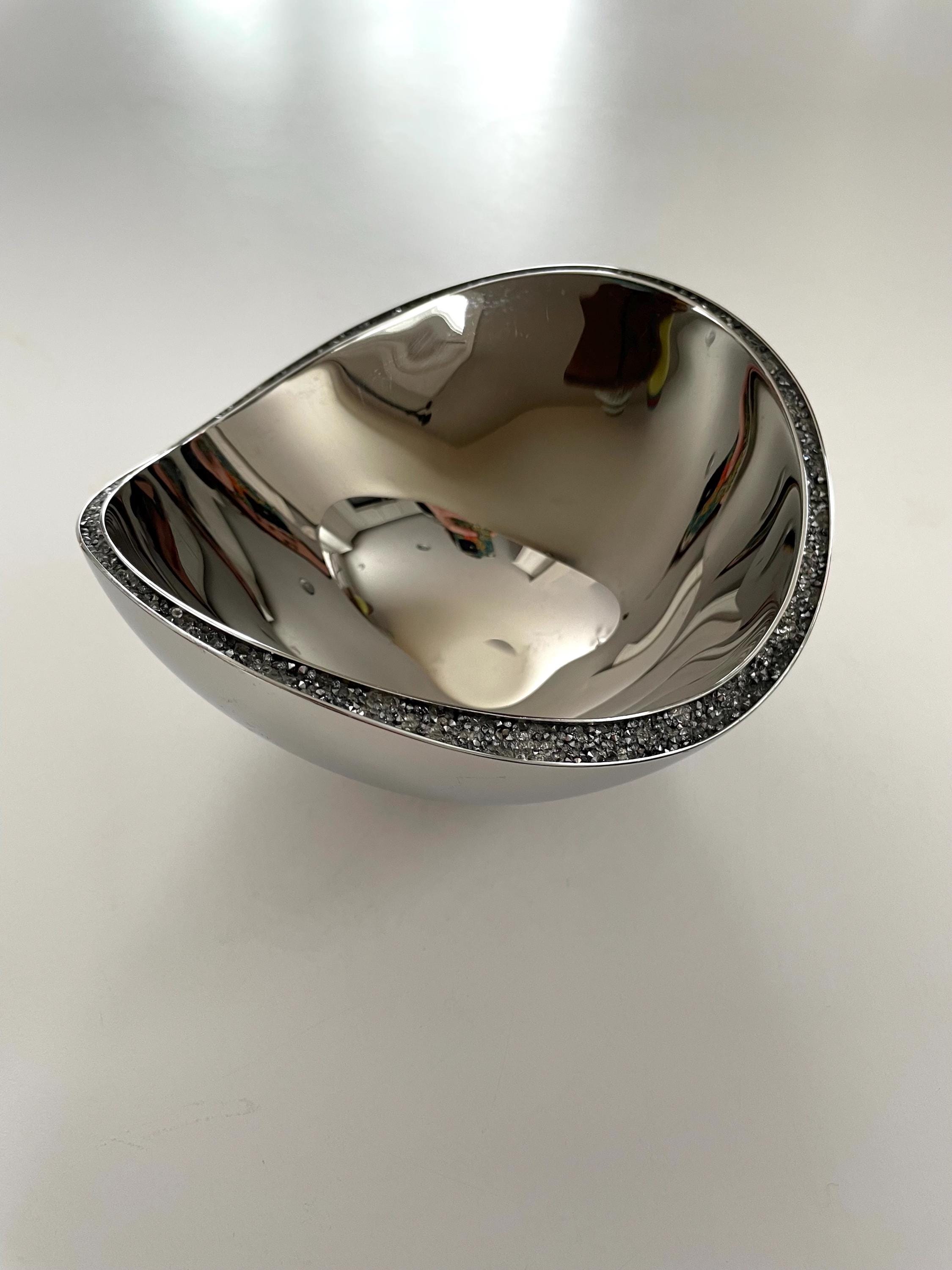 Swarovski Minera Small Silver Tone Decorative Bowl - Etsy