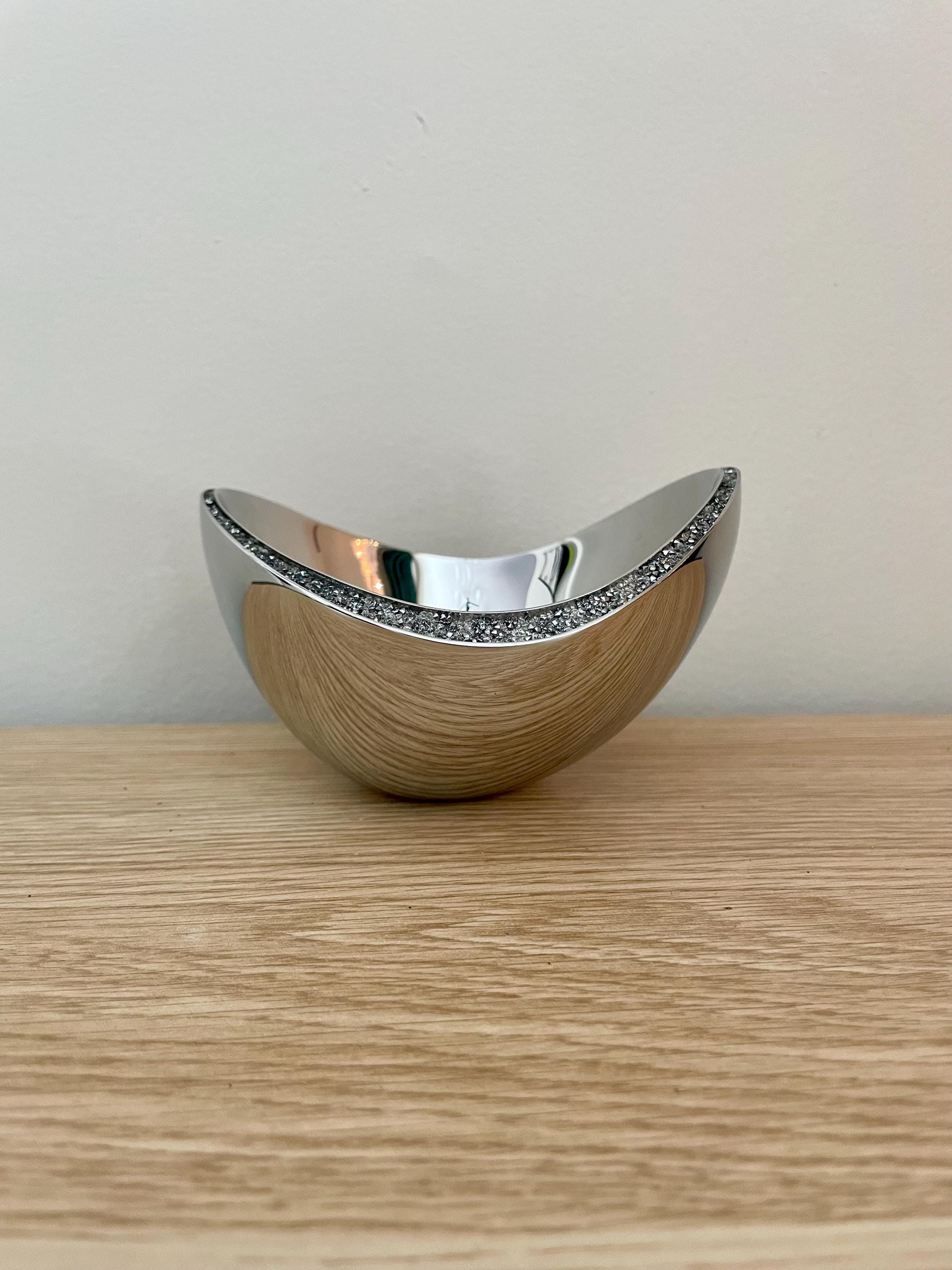 Swarovski Minera Small Silver Tone Decorative Bowl - Etsy