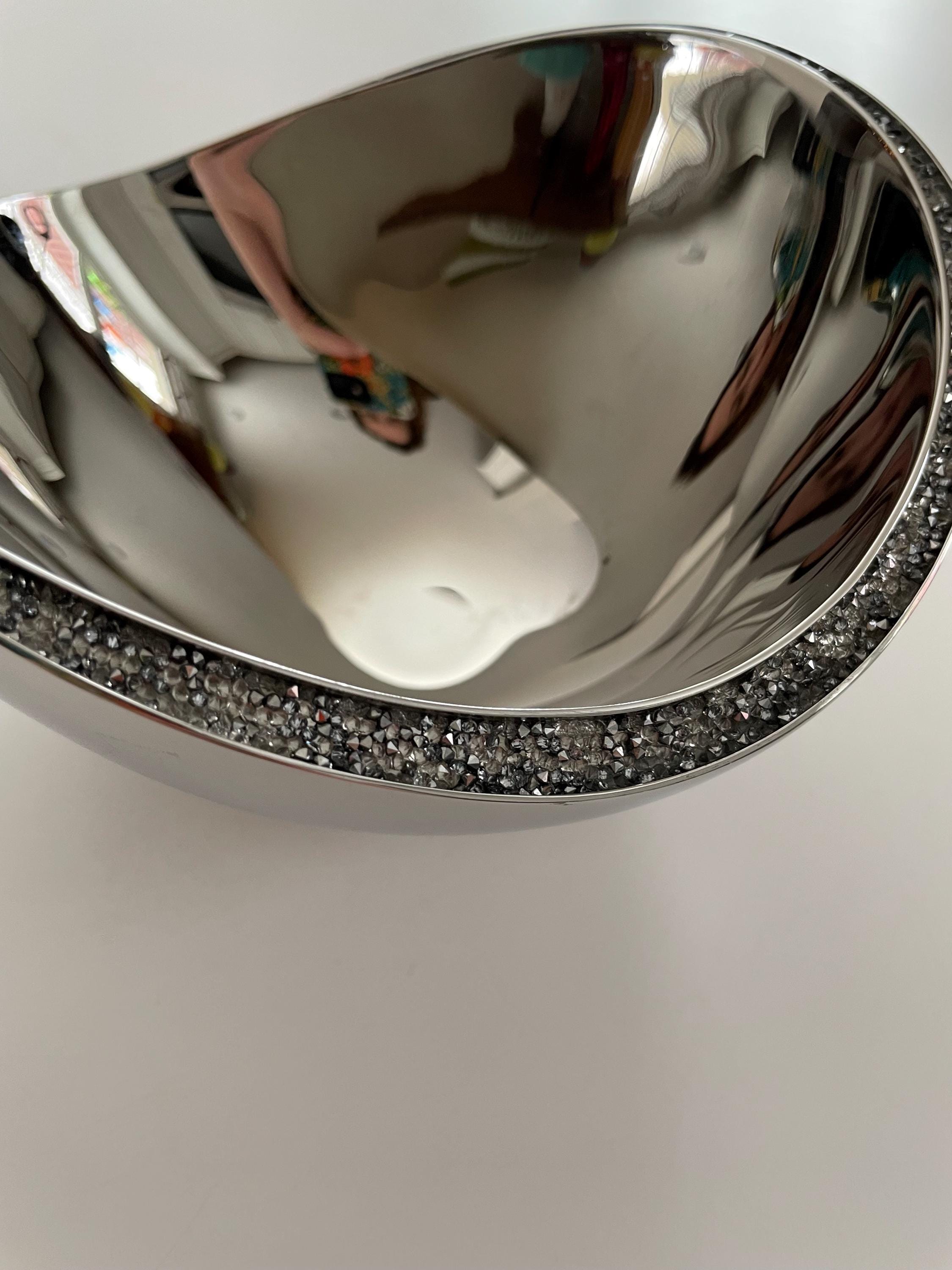 Swarovski Minera Small Silver Tone Decorative Bowl - Etsy