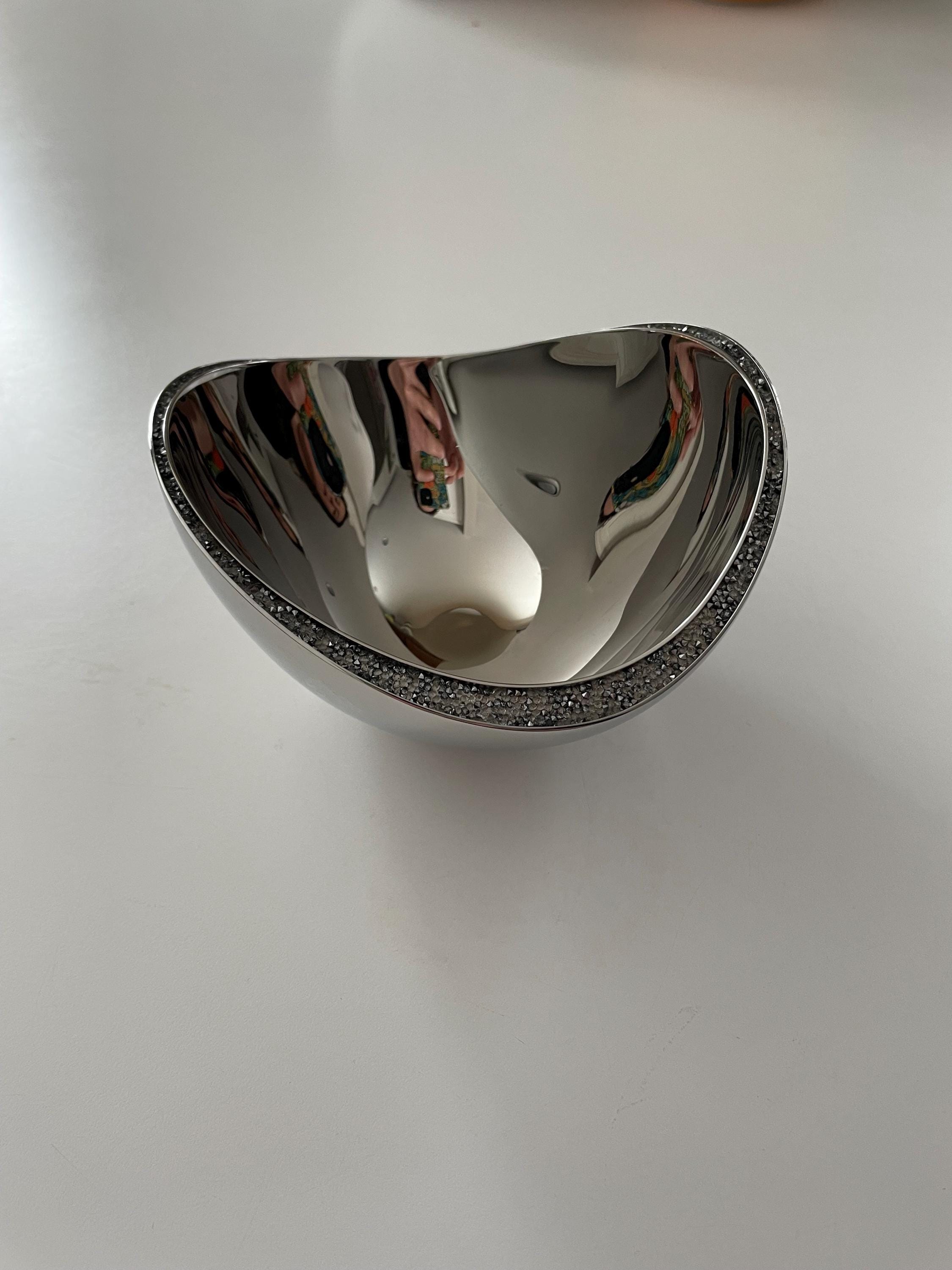 Swarovski Minera Small Silver Tone Decorative Bowl - Etsy