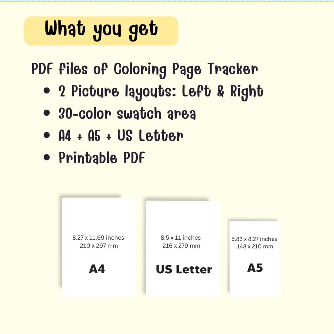 Coloring Page Tracker Printable | Color by Number Tracker | 30 Color ...