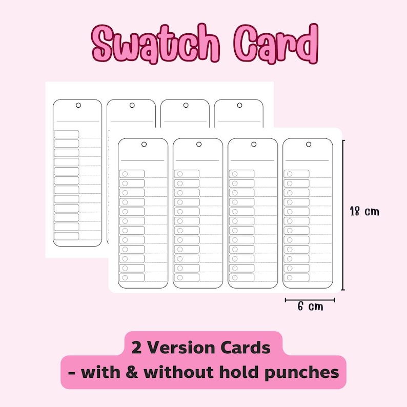 Swatch Rectangular 288 Color Marker Swatch Chart Printable | A4 US Letter (PDF) - Etsy