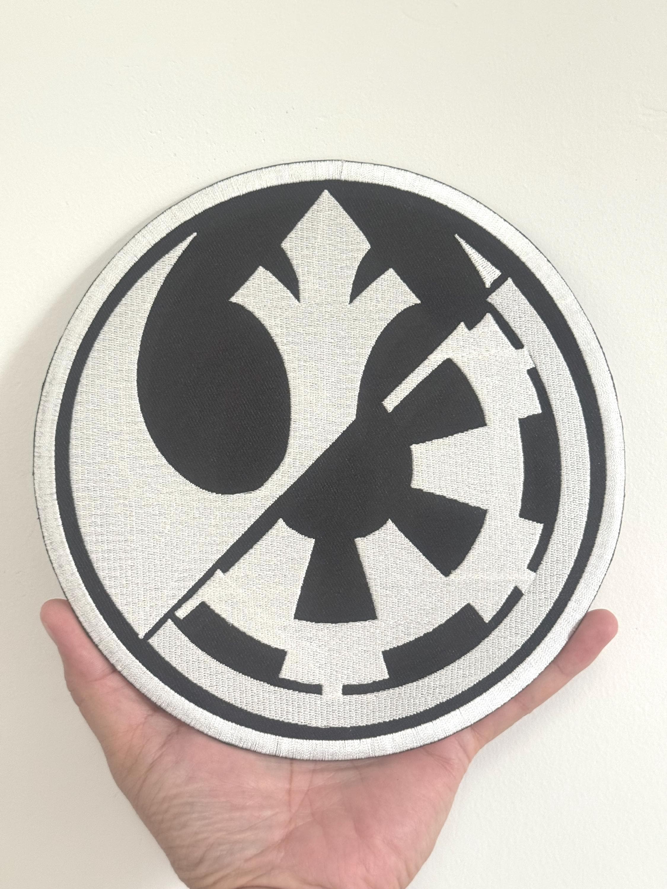 Large Star Wars Patch: Galactic Empire/rebel Alliance Embroidered