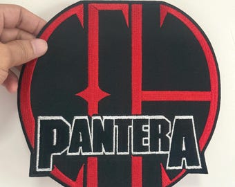 Pantera Heavy Metal Rock Band Musik Logo Symbol Stickerei Aufnäher zum Aufnähen