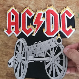 HaAC/DC Hard rock Heavy metal Rock band music Logo symbol Embroidery Iron-On Sew-On Patches