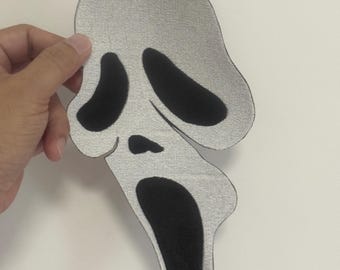Scream in movies Screaming Psychotic killer symbol Embroidery Iron-On Sew-On Patches