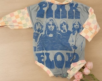 perfectly imperfect Pink Floyd child romper