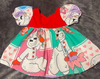 Handmade lambchop roslyn dress 2t