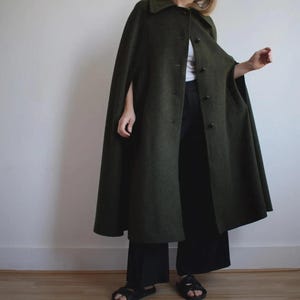 Jimmy Hourihan Dublin コート ケープ マント 羽織り 黒 Jimmy