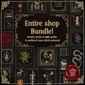 Entire Shop counted Cross Stitch Bundle • 100+ Gothic & Medieval Patterns • Printable PDF Charts • Instant Download • Sampler Pack