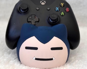 Soporte universal para mando de Snorlax / Decoración de escritorio hecha por fans de Pokémon / Accesorio para consola / Regalo para gamers impreso en 3D