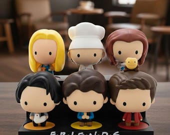 Friends x McDonalds Figures Display Stand | Multiple colours available | Novelty Gift 3D Printed (Stand Only)