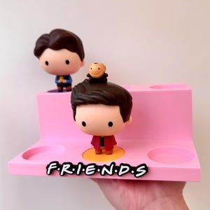 FRIENDS x McDonalds Figures Display Stand | Option to include Figure Collection | Multiple colours available | Novelty Gift 3D Printed image 7