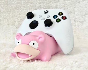 Soporte universal para mando de Slowpoke / Decoración de escritorio hecha por fans de Pokémon / Accesorio para consola / Regalo para gamers impreso en 3D