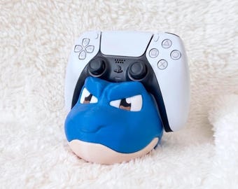 Soporte universal para mando de Blastoise / Decoración de escritorio hecha por fans de Pokémon / Accesorio para consola / Regalo para gamers impreso en 3D