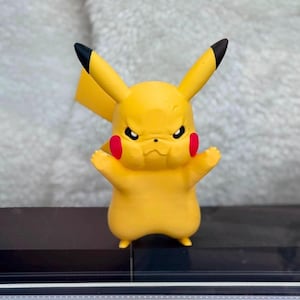 Decoración de escaparate de Pokémon enojados / Tamaños mediano y grande disponibles / Decoración hecha por fans de Charmander, Pikachu, Psyduck y Mew / Regalo impreso en 3D imagen 16
