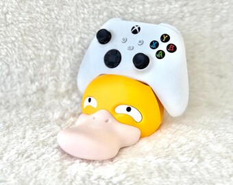 Soporte universal para mando de Psyduck / Decoración de escritorio hecha por fans de Pokémon / Accesorio para consola / Regalo para gamers impreso en 3D