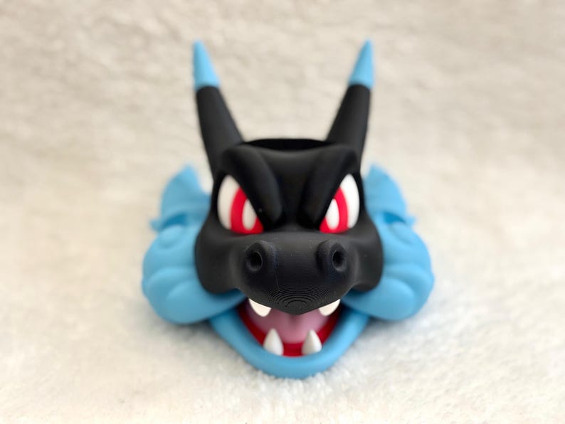 Mega Charizard X Controller Holder | Pokemon Fan-made Desk Decor | Console Accessory | 3D printed gaming gift image 5