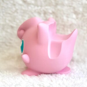 Support universel pour manette Jigglypuff | Décoration de bureau Pokémon créée par un fan | Accessoire pour console | Cadeau gaming imprimé en 3D image 3