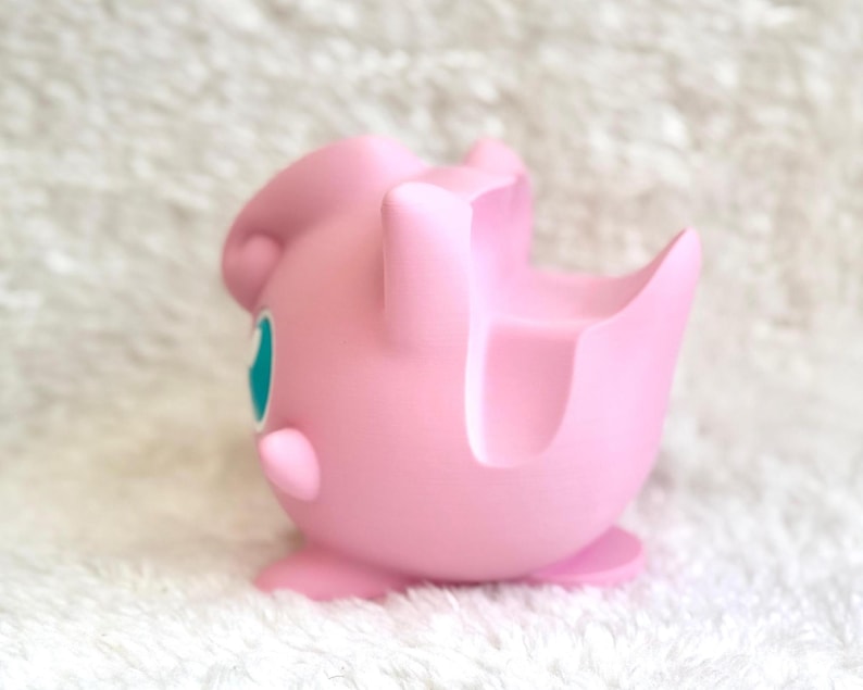 Support universel pour manette Jigglypuff | Décoration de bureau Pokémon créée par un fan | Accessoire pour console | Cadeau gaming imprimé en 3D image 3