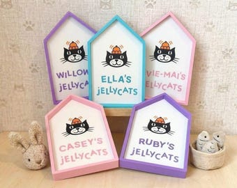 Personalised Jellycats Display Sign - Iconic Jellycats Font | Multiple colours available | 3D printed