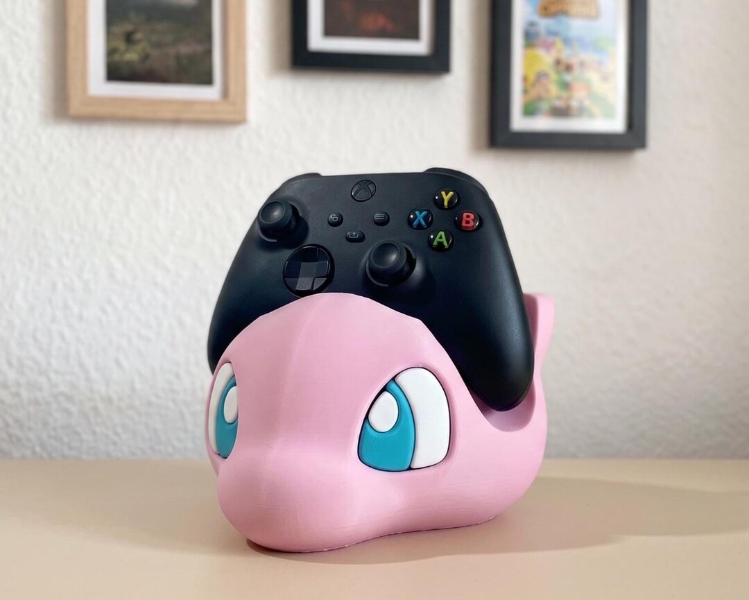 Mew Universal Controller Holder | Pokemon Fan-made Desk Decor | Console ...